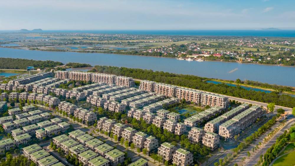 Mặt bằng Ecopark Hoa Lư Ninh Bình chia thành các phân khu